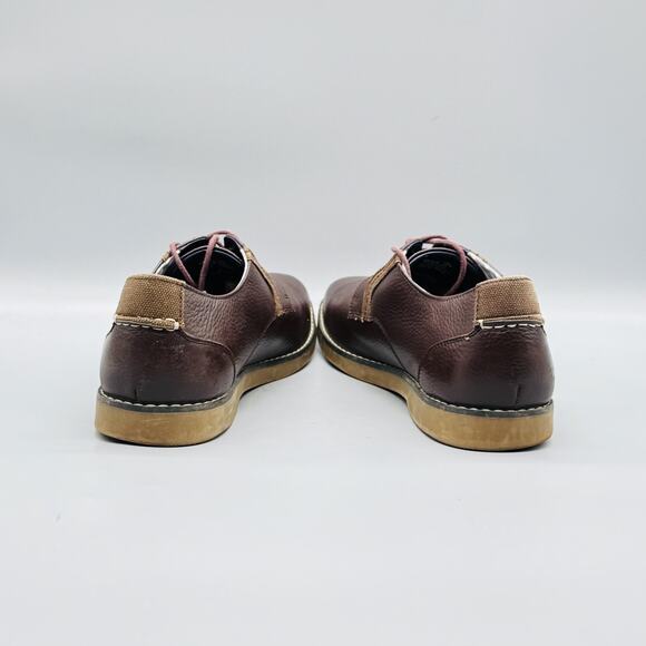 Sperry Shoes Mens 12 Brown Leather Top Sider Derby Oxford Dress Casual Comfort main image 4